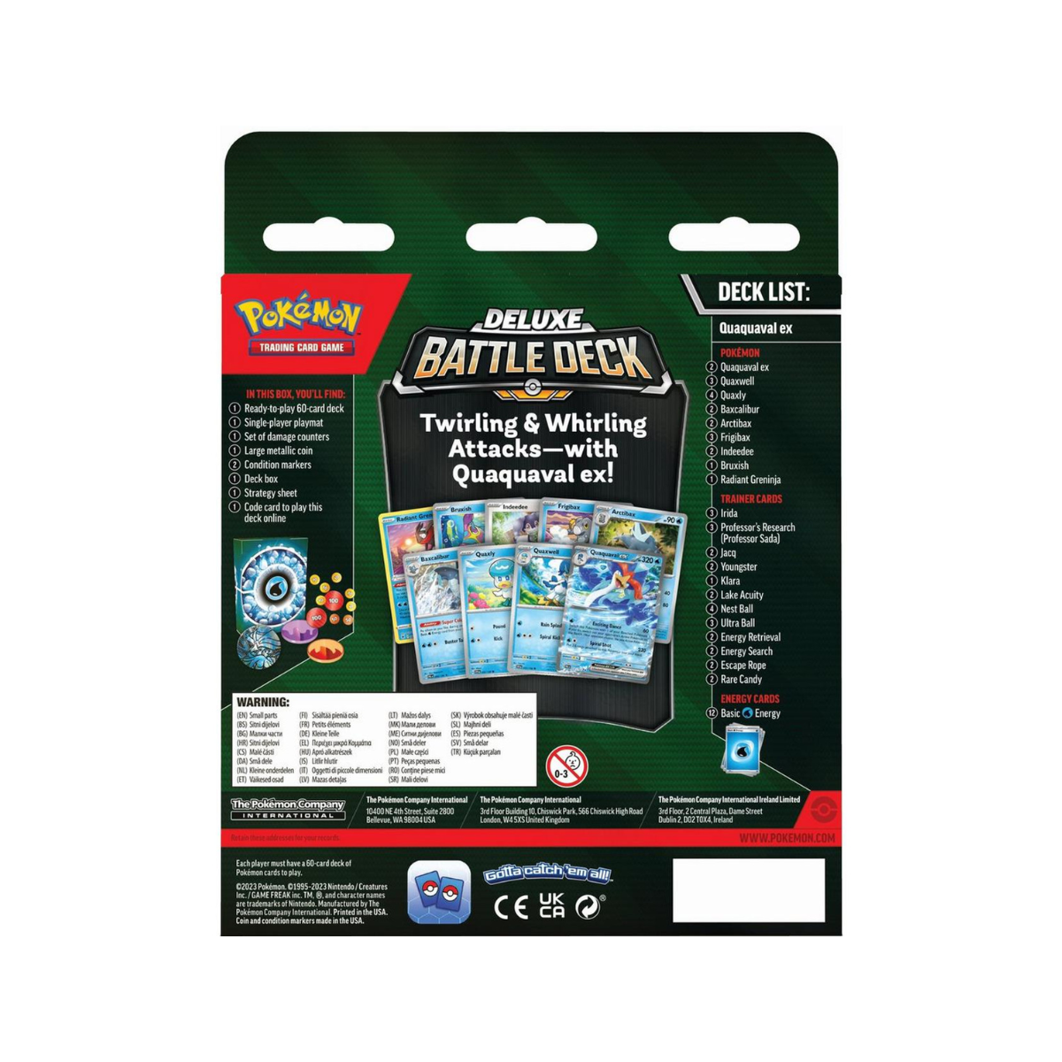 Pokemon - Deluxe battle deck - Quaquaval EX