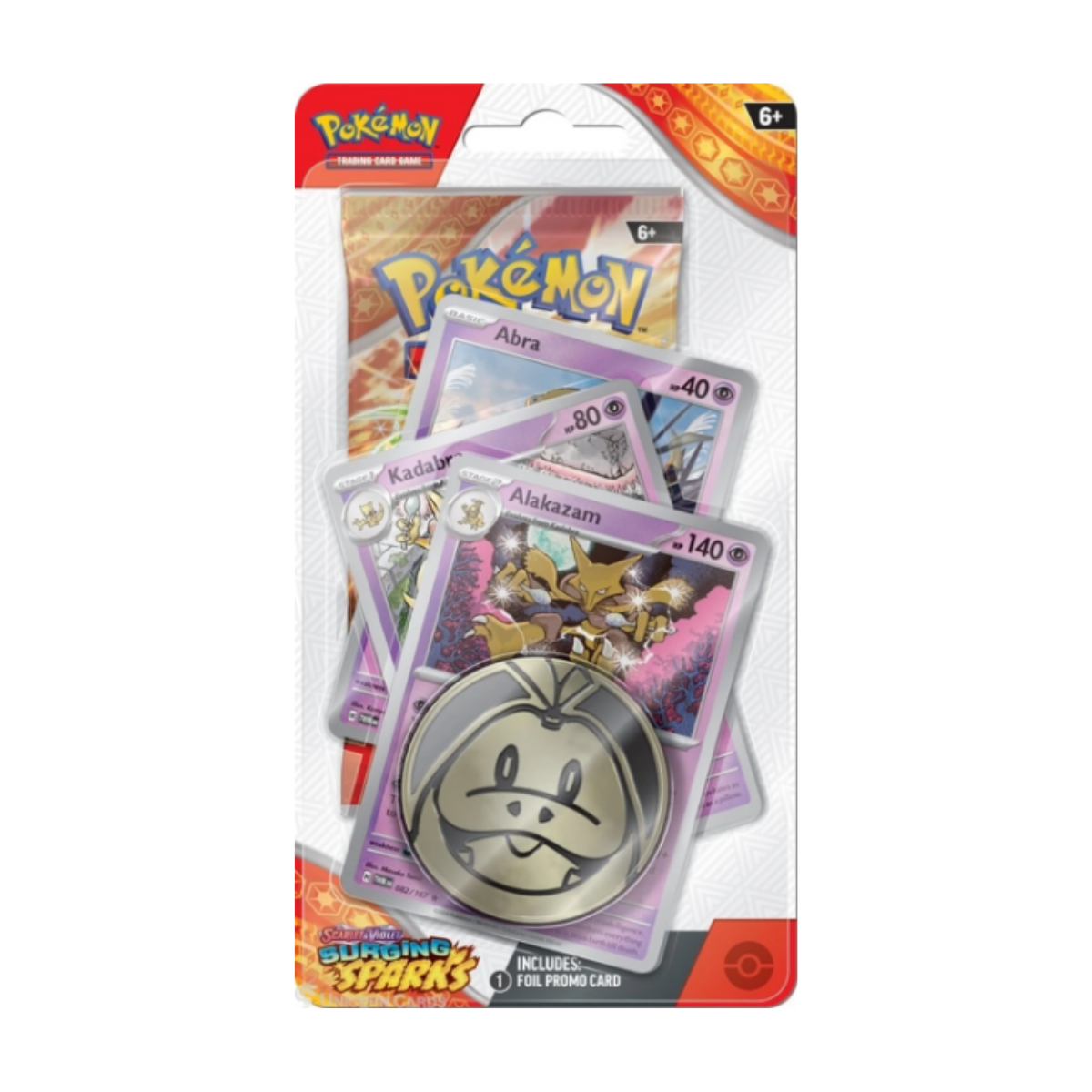 Pokemon Scarlet & Violet – Surging Sparks – Premium Checklane – Alakazam