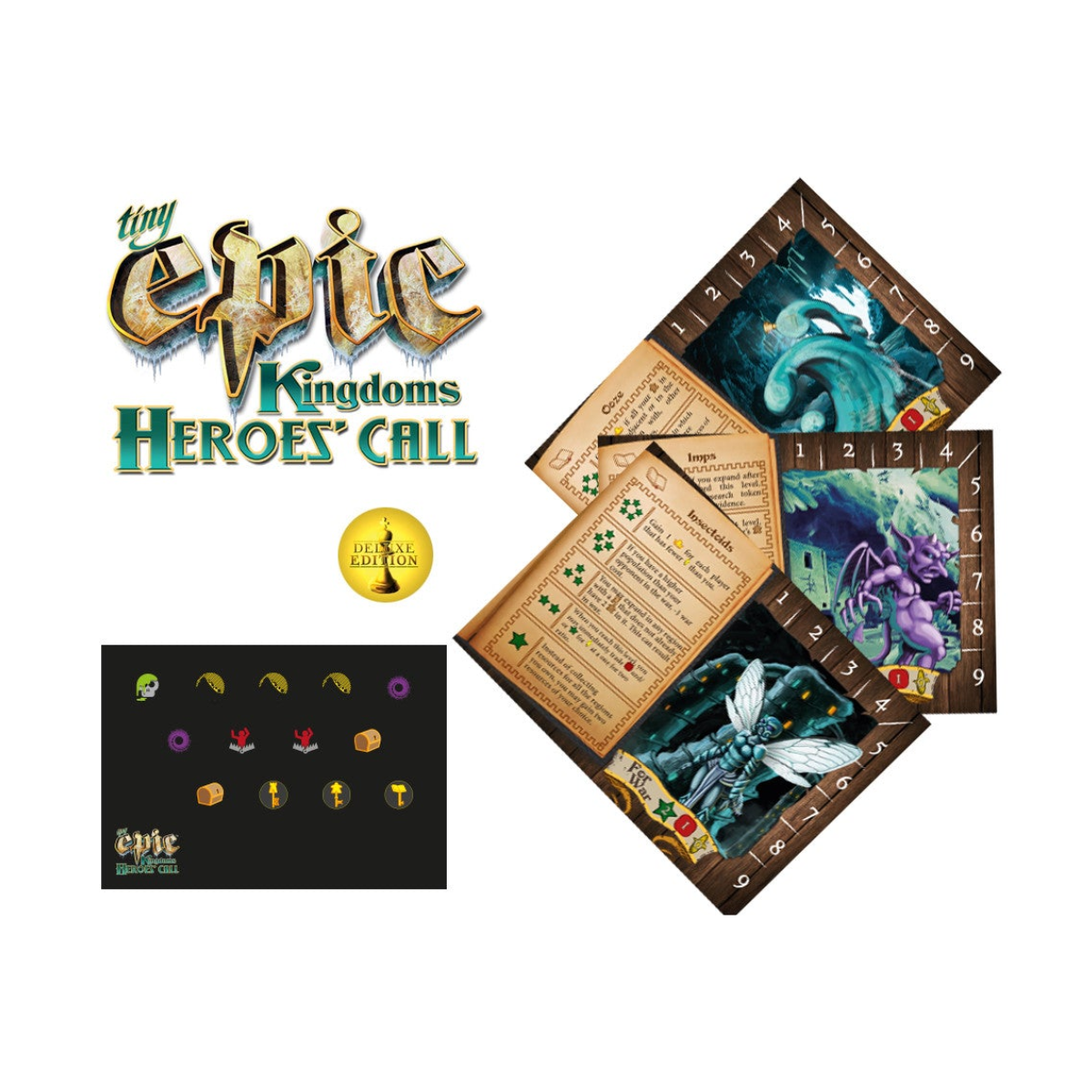 Tiny Epic Kingdoms: Heroes’ Call – Kickstarter Deluxe Promo – Keys of Aughmoore